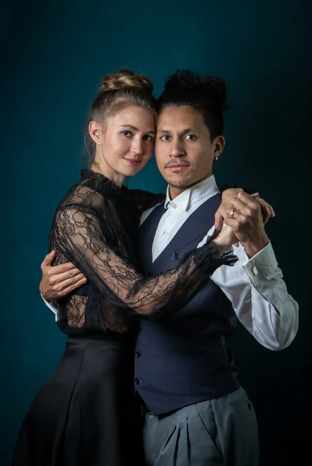 Maddie and Joel dancing tango